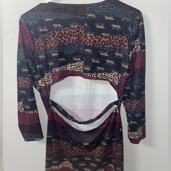 Victoria Secret animal print cutout body con dress - Picture 3 of 3